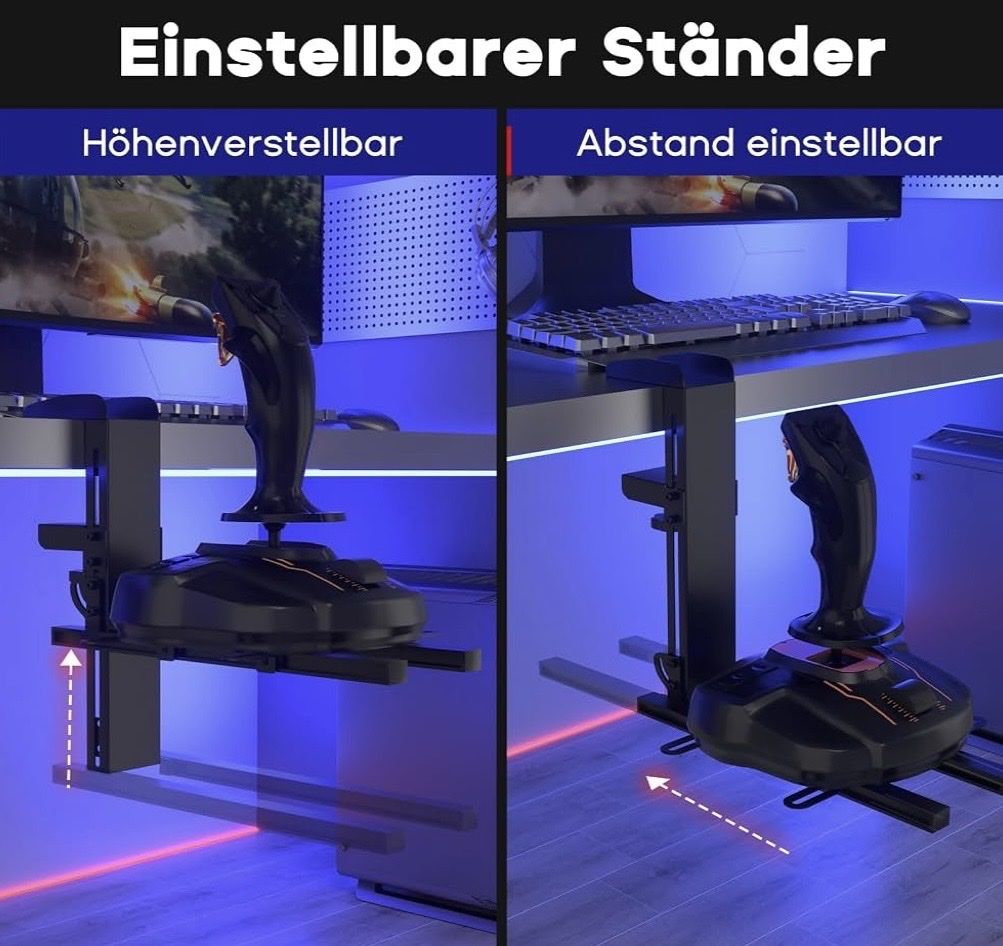 Thrustmaster Controller: Thrustmaster SimTask FarmStick Plus Halterung – Nuovo (secondo la descrizione) da Therwil venduto da R005 2