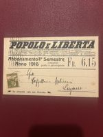 Popolo e Liberta 1916
