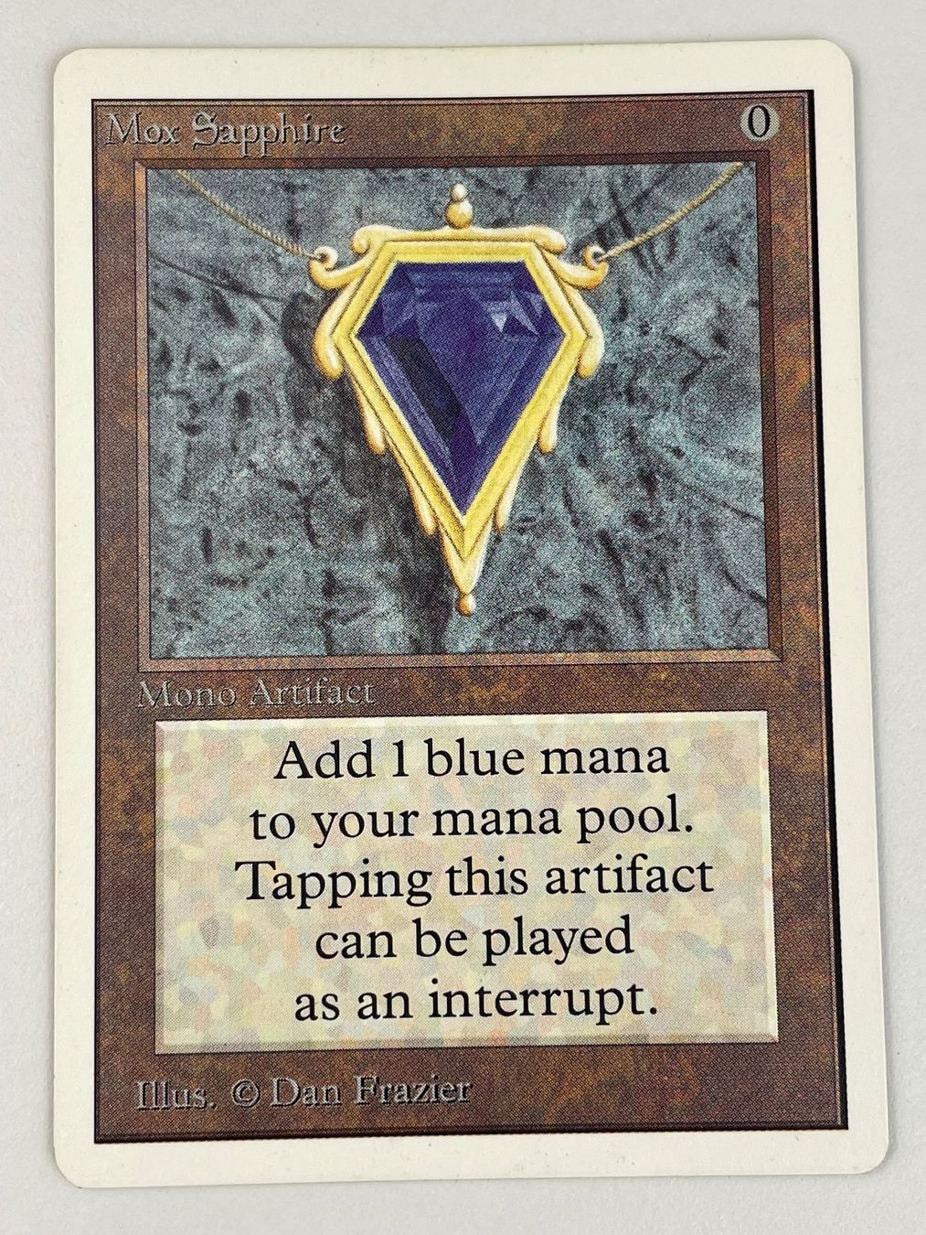 Magic The Gathering Carte collezionabili: Magic the Gathering: Unlimited - Mox Sapphire – Usato da Gasel venduto da Alter_Ego