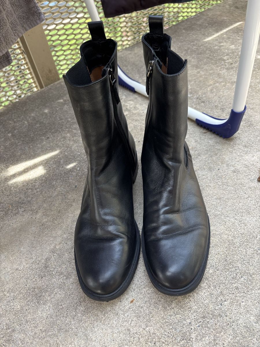 Scarpe da donna: Stiefeletten Contigo Leder schwarz – Nuovo (secondo la descrizione) da Zürich venduto da jac_plp5
