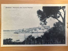 Antike Ansichtskarte, ITALIEN, Brindisi, Collina Posillipo