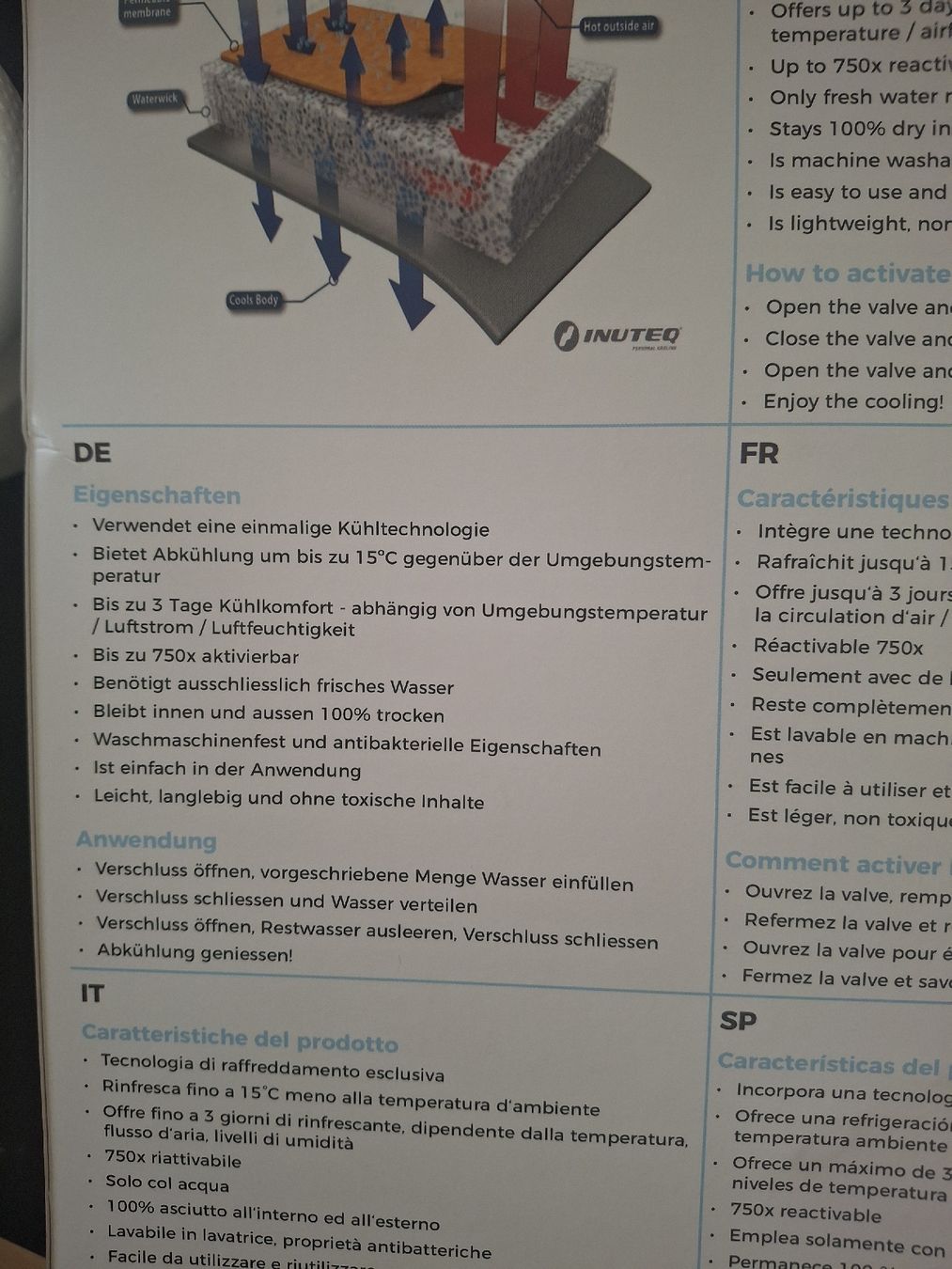 Vêtements: Neue Canicool Kühlweste Grösse S – Neuf (Voir description) à Langenthal par Coopkiste 3