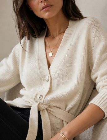 Brock Collection 100% Cashmere Cardigan (Neu) – Gr. M