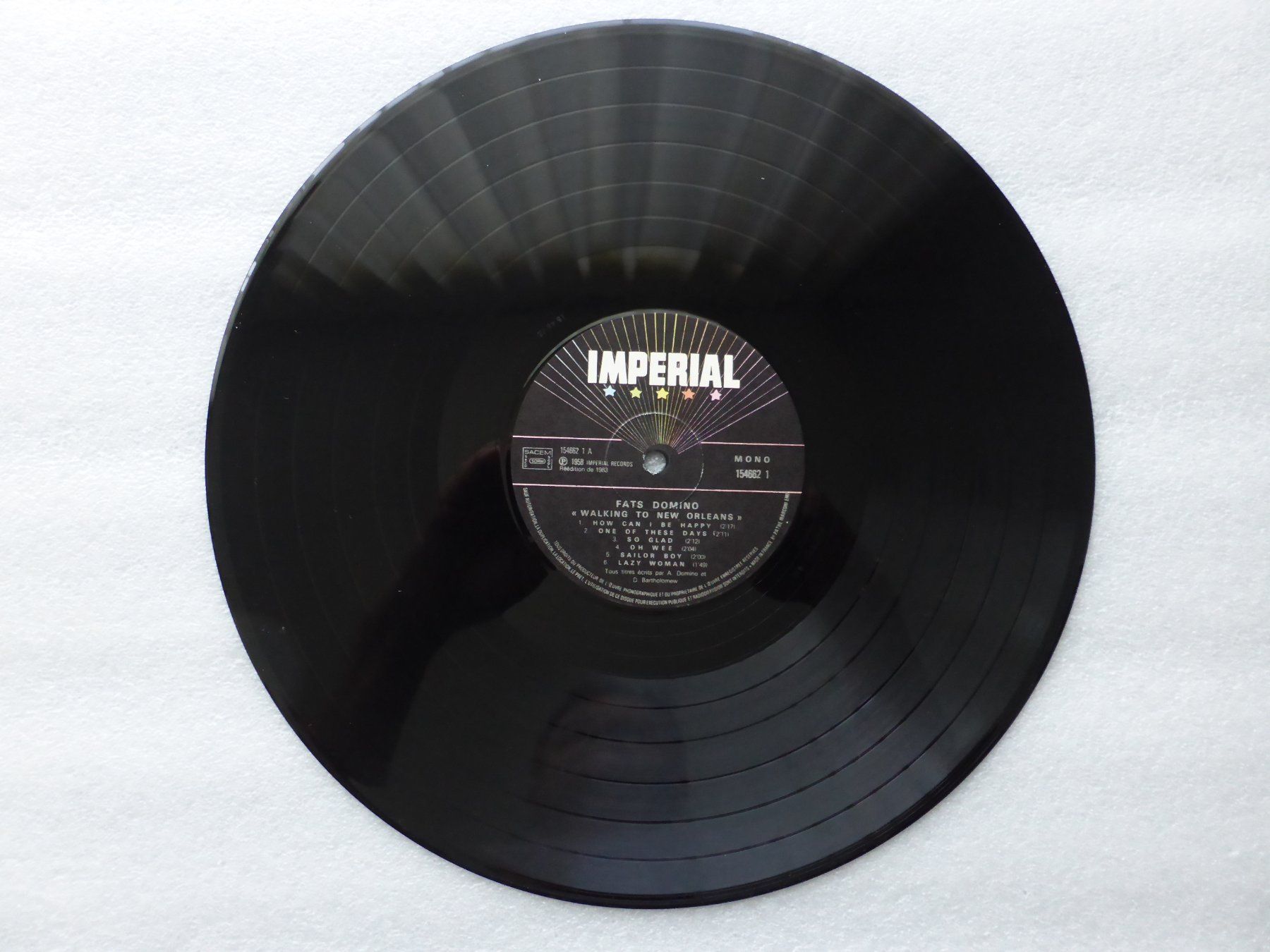 Schallplatten: VINYL  LP  FATS DOMINO – Gebraucht aus Küssnacht am Rigi von Sunnestrahl 1