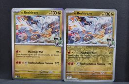 Pokémon Journey Together Ns Reshiram Holo + reverse 🇩🇪