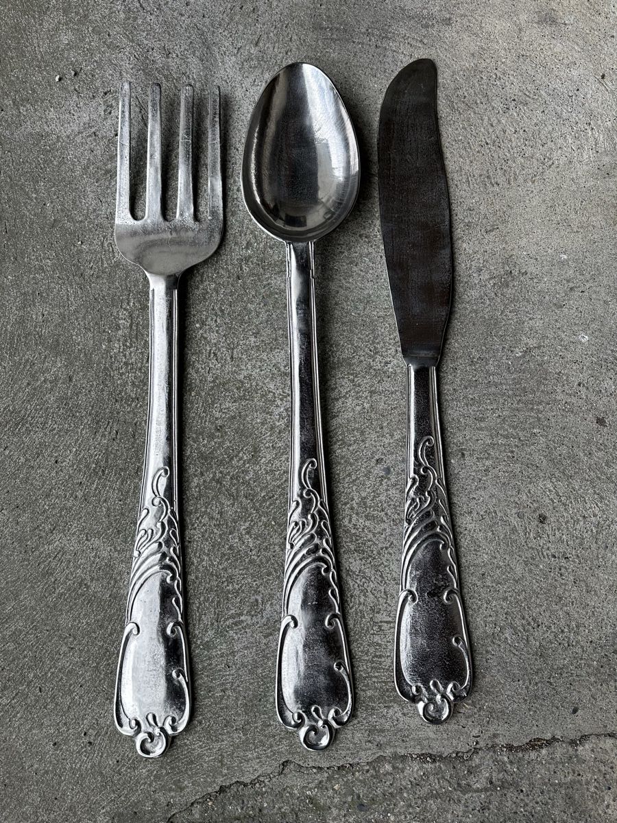 Set di posate: Besteck gabel löffel messer deko restaurant – Nuovo (secondo la descrizione) da Reinach AG venduto da rares75