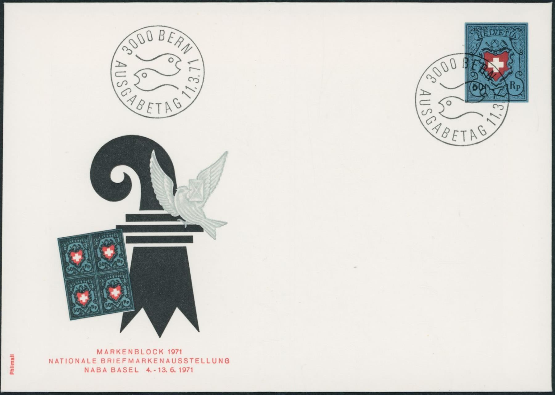 Tous les timbres: 1971 - Naba - Blockausschnitt - FDC ET – D'occasion à Schindellegi par leecollect