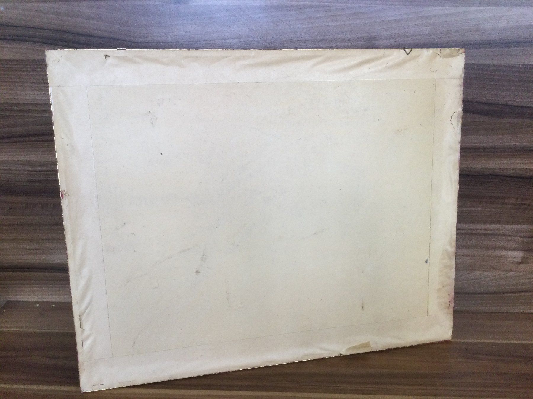 Gemälde: Altes Aquarell See mit Boot und Baum – Gebraucht aus Wangen SZ von kuriosum12 4