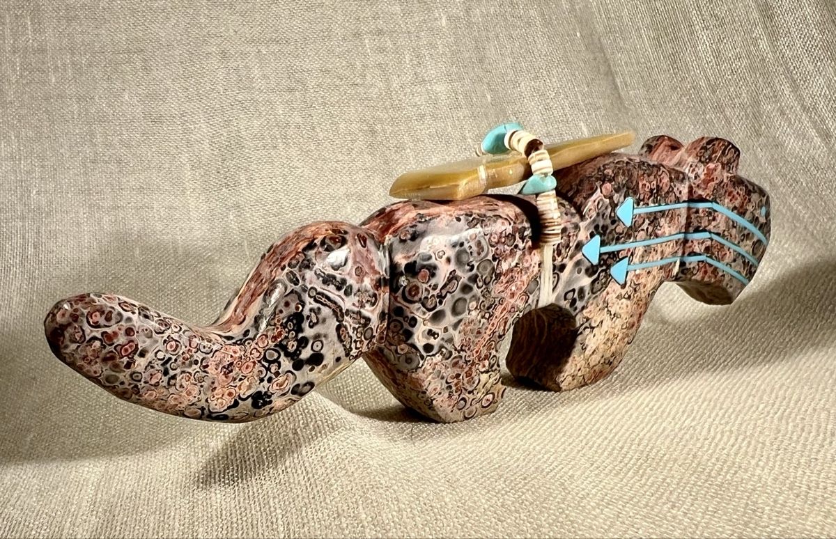 Figuren: Fétiche Zuni Authentique Puma en Jaspe Léopard Rareté – Neu (gemäss Beschreibung) aus Genève von DELIRBEADS 5