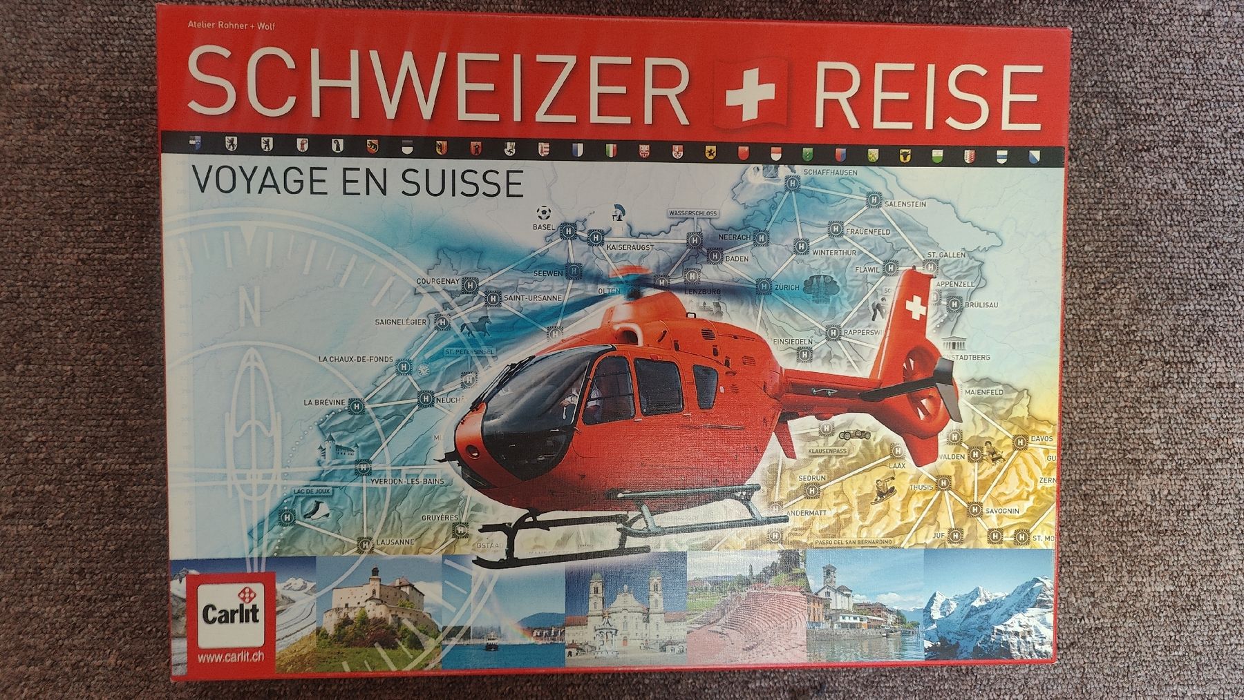 Carlit Giochi: Brettspiel Schweizer Reise – Usato da Dübendorf venduto da RoboAnd