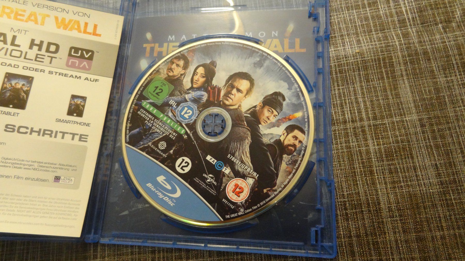 Tutti i DVDs: The Great Wall BLU-RAY – Usato da Olten venduto da Disc-Verkauf 1