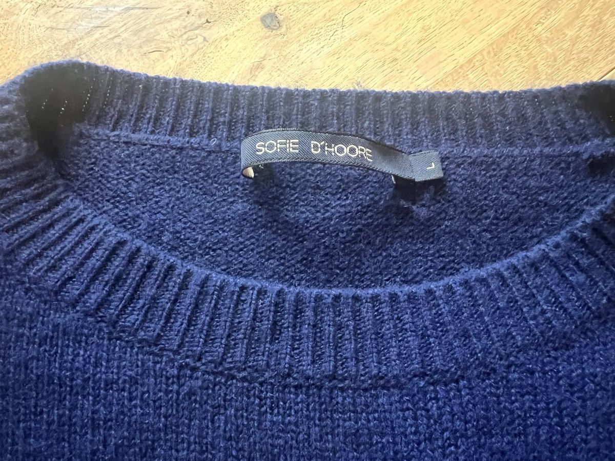 Maglioni & Felpe: Cooler Sofie D’Hoore Cashmere-Pullover, royalblau oversize – Usato da Hinwil venduto da Szaeni 1