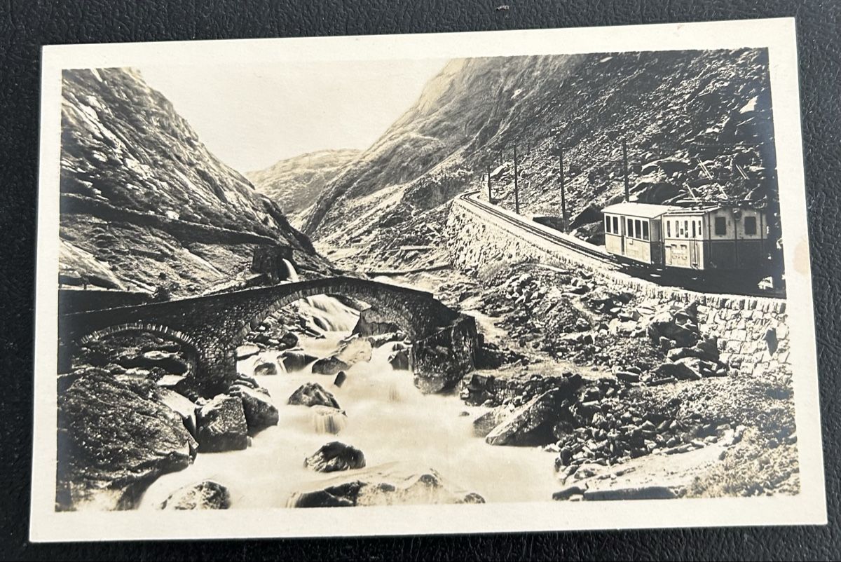 Ansichtskarten: Fotokarte Schöllenenbahn  – Gebraucht aus Horw von Tellbub