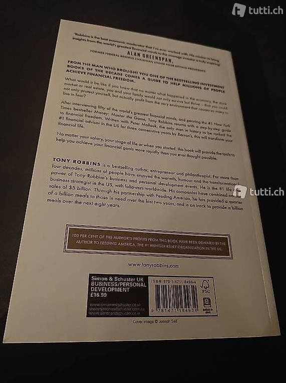 Libri: Unshakeable - Tony Robbinson - NEW EN – Usato da Zürich venduto da Mark_Hi-Tech 1