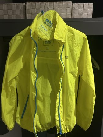 Regenjacke Mac in a Sac Neon gelb Grösse XS neuwertig