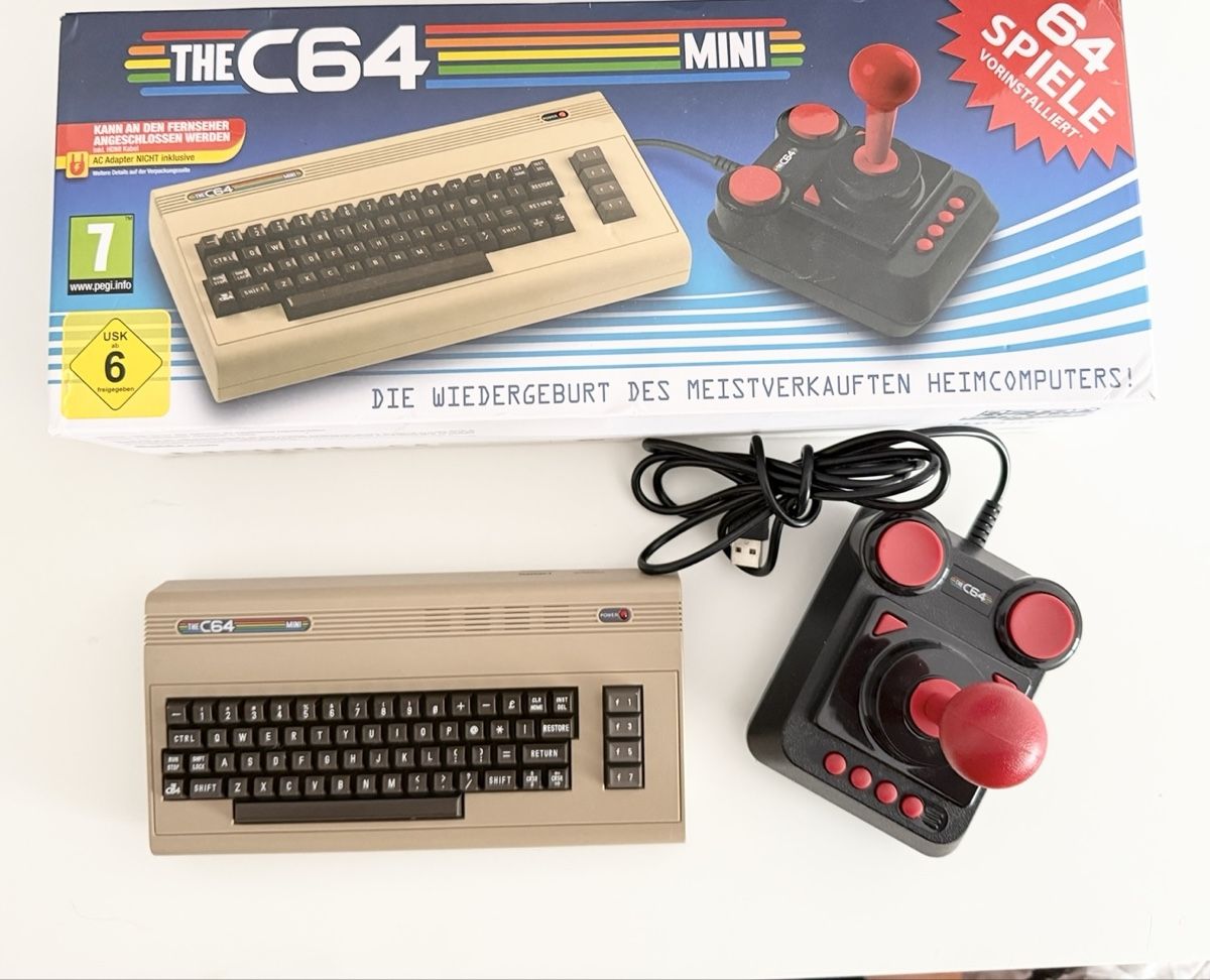 Commodore Konsolen: C64 mini neu Retro Konsole – Neu und originalverpackt aus Gerlafingen von sternrose
