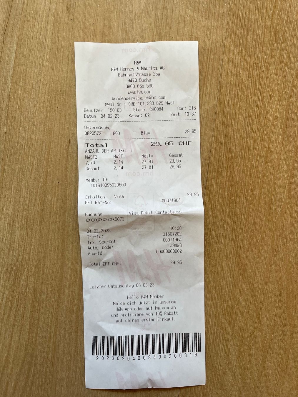 H&M Altra biancheria intima: BH 80D beige/blau – Nuovo e nell'imballaggio originale da Eichberg venduto da Jaasaa96 3