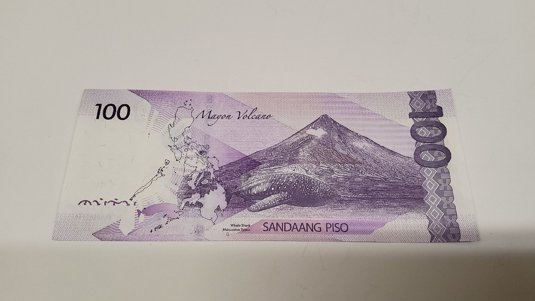 Banconote: Philippinen 100 Piso Mayon Vulkan 2017 Banknote – Nuovo e nell'imballaggio originale da Herisau venduto da Nluanalucas 1