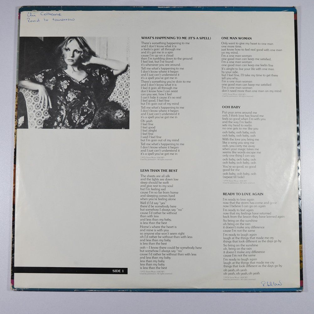 Dischi in vinile: LP: CHI COLTRANE - Road To Tomorrow – Usato da Frenkendorf venduto da Yard-Sale-2000 2