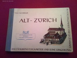 Antiker Bildband: Alt-Zürich, Paul Nussberger, Rarität! 1944