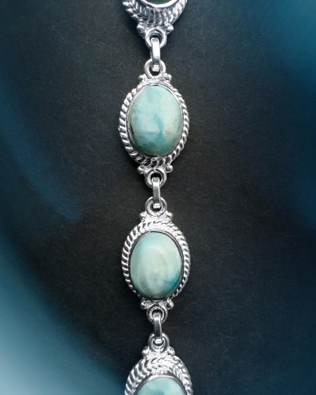 Bracciali & Braccialetti: Silberarmband mit Larimar – Nuovo e nell'imballaggio originale da Schindellegi venduto da MoonAmber.schmuck 1