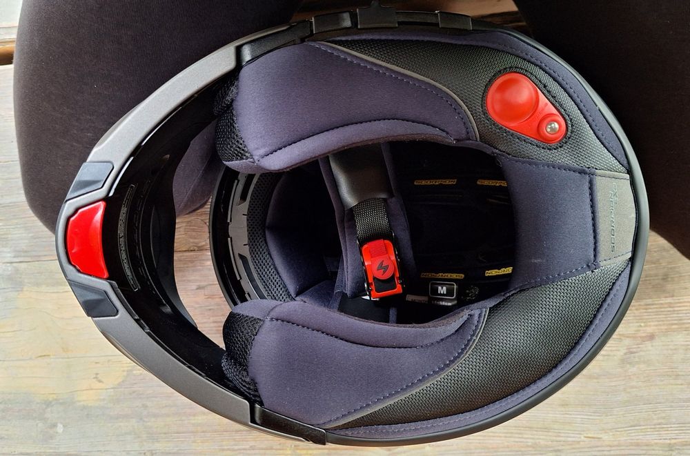 Casques & visières: Neuwertiger Töffhelm, Scorpion EXO 3000 Air Gr. M – Neuf (Voir description) à Weinfelden par JoeBaer 3