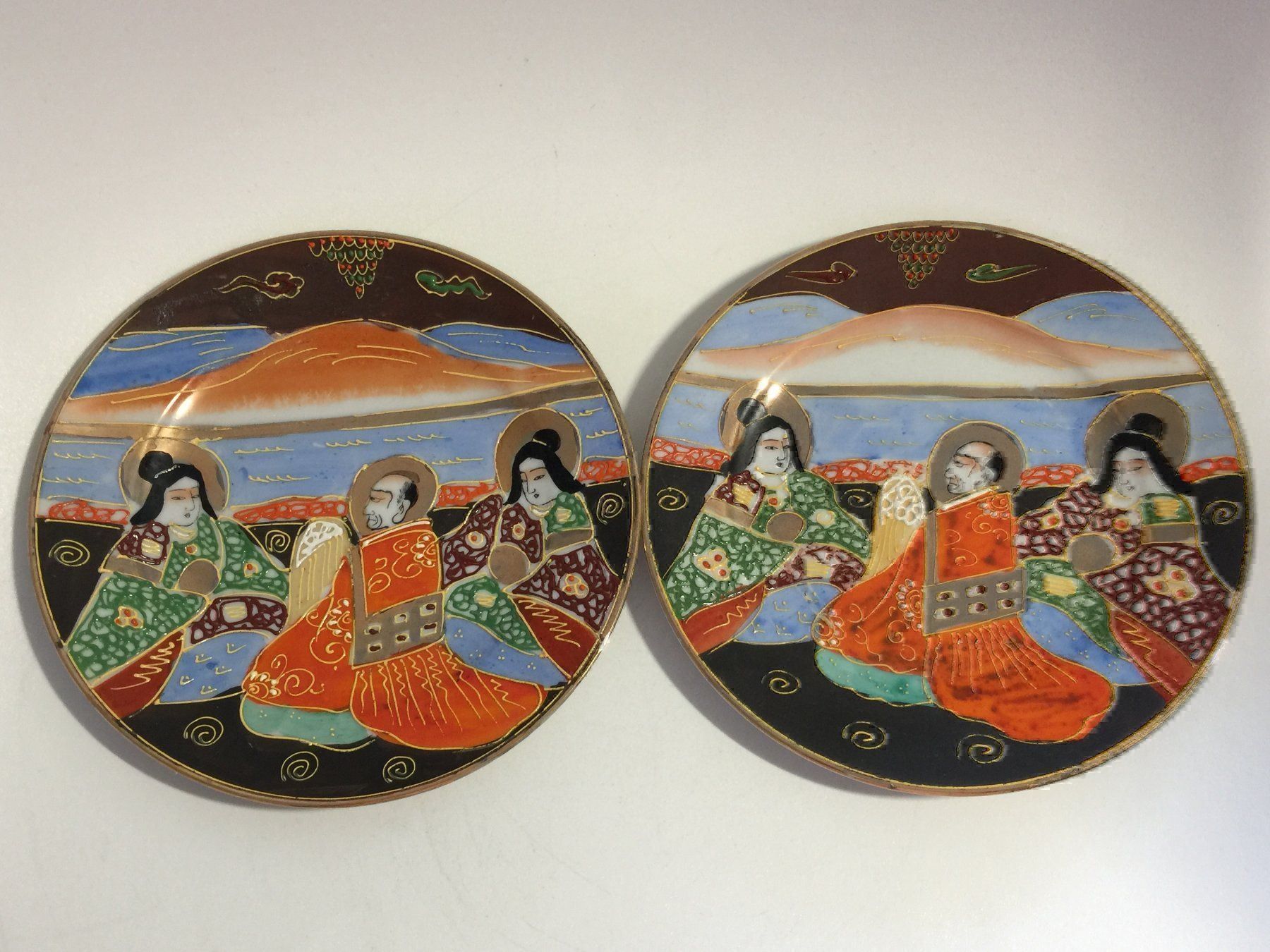 Piatti: 2 assiettes Satsuma du Japon – Usato da Cossonay-ville venduto da Super-Price-Quality