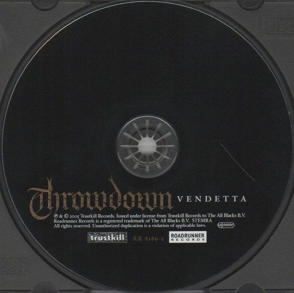 CD: Throwdown – Vendetta - Vergriffen! – Usato da Brittnau venduto da Zibu 1