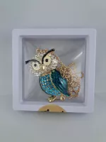 Halsketteli - UHU mit Glitzersteinen - Neu