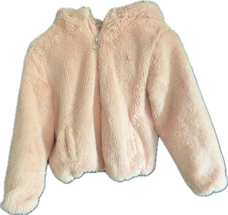 Plüschjacke Bright Girls rosa Grösse 134 guter Zustand
