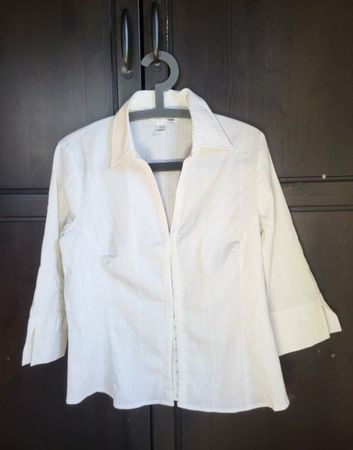 Weissen Hemd 3/4 Ärmeln- chemise 3/4 H&M