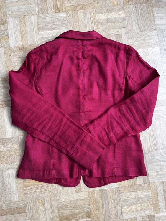 Nile Giacche: Nile Collection Leinen-Blazer, Gr. S, Top Zustand, Rot – Usato da Zürich venduto da Kleanthy 6