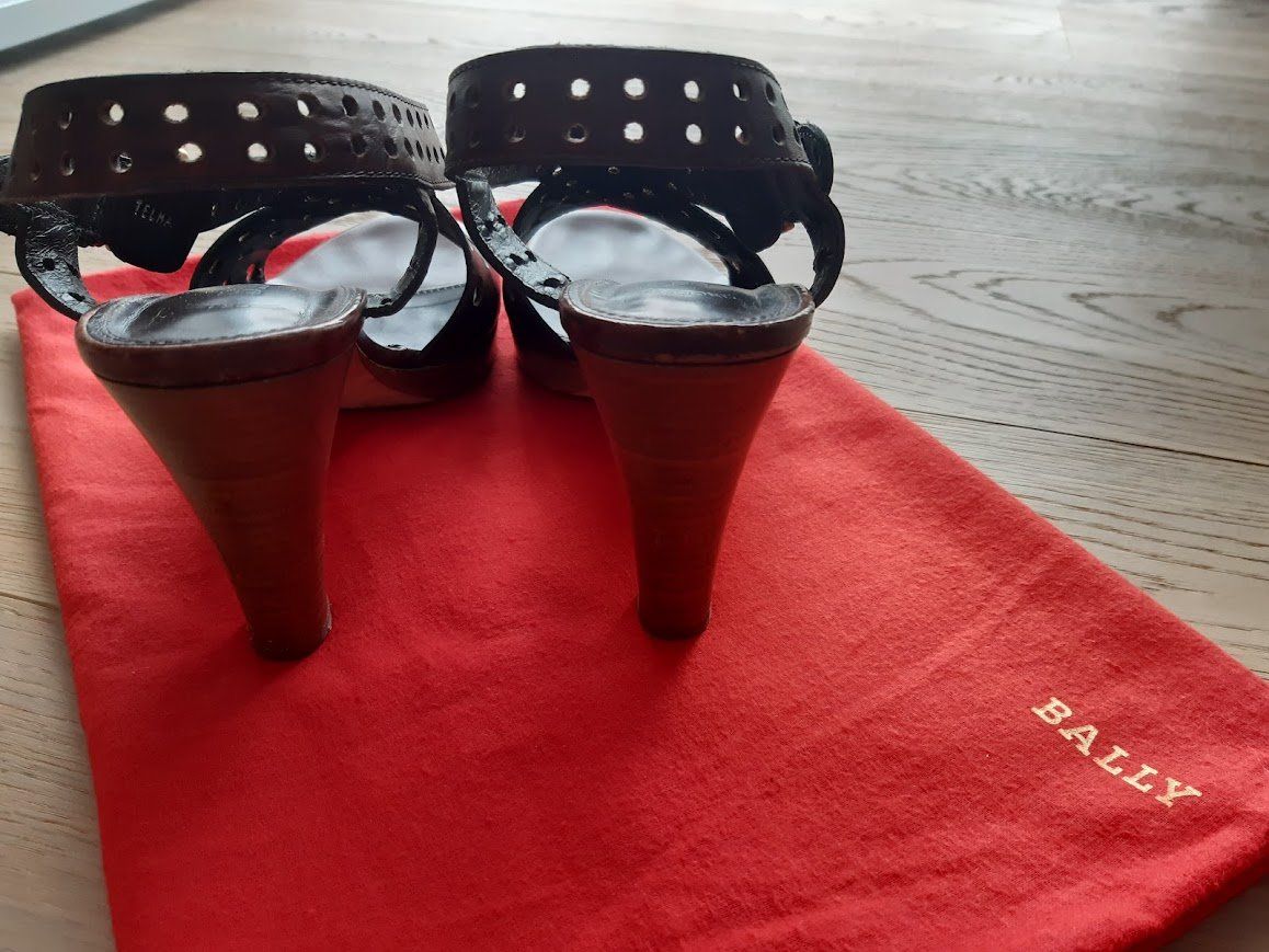 Bally Scarpe da donna: Bally Sommer-Sandalette braun 39 – Usato da Meilen venduto da Aesthetin 1