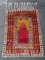 Grandioser Antiker Taspinar aus Konya Naturfarben 90x114cm