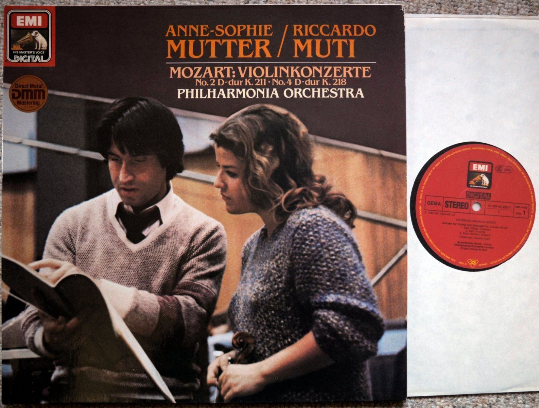 Dischi in vinile: Mozart Mutter Muti Violinkonzerte No.2 D-dur K.211 No.4 D-du – Nuovo (secondo la descrizione) da Unterseen venduto da vinylmore