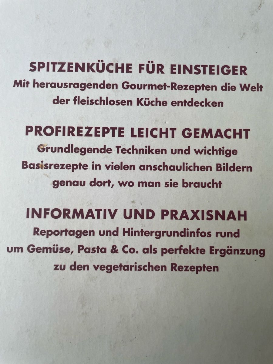 Libri: Teubner VEGETARISCH – Nuovo (secondo la descrizione) da Wildensbuch venduto da Mangosteen7 1