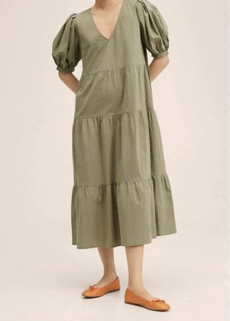 Mango Day Kleid khaki (Zalando)