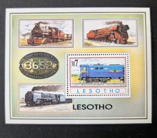Lesotho-Block Eisenbahnmotive **