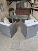 garten möbel tisch und stühle ratten