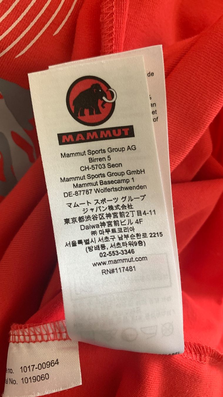 Mammut T-shirt: MAMMUT  T-Shirt – Nuovo (secondo la descrizione) da Hochdorf venduto da suatvid 4