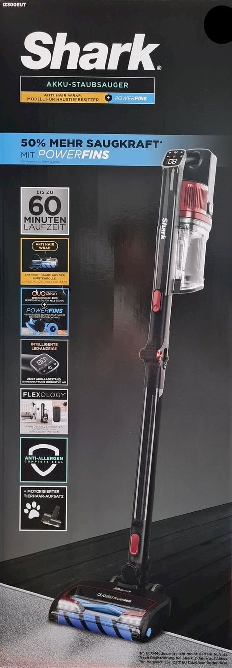 Aspirapolveri & Accessori: Shark IZ300EUT Akku-Staubsauger – Nuovo e nell'imballaggio originale da Bottighofen venduto da zaap 6