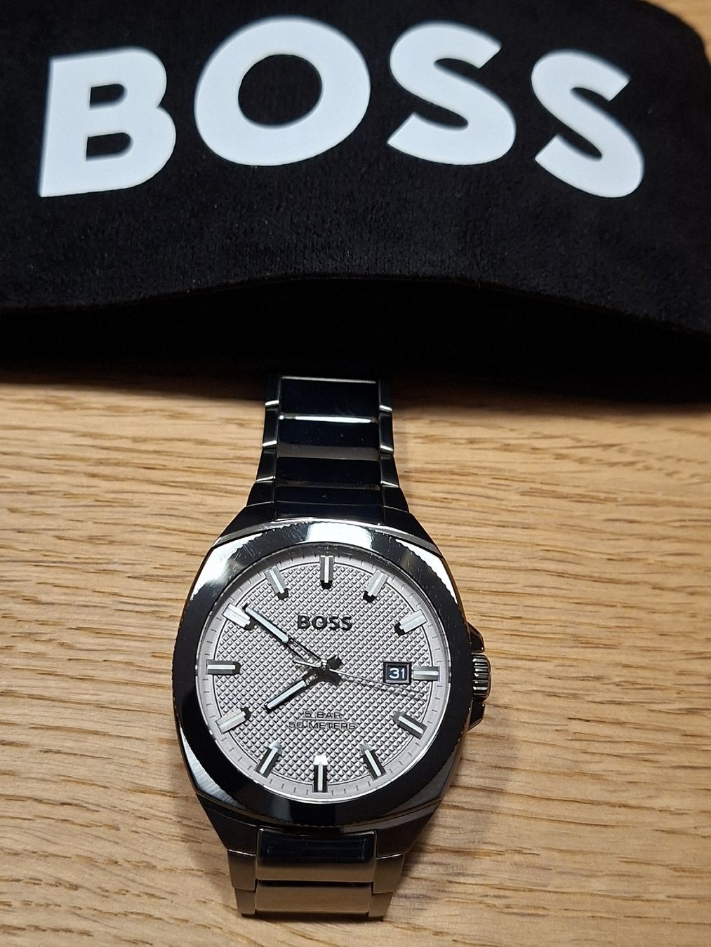 Hugo Boss Orologi: Hugo Boss Herrenuhr – Nuovo (secondo la descrizione) da Ebnat-Kappel venduto da Zurk 2