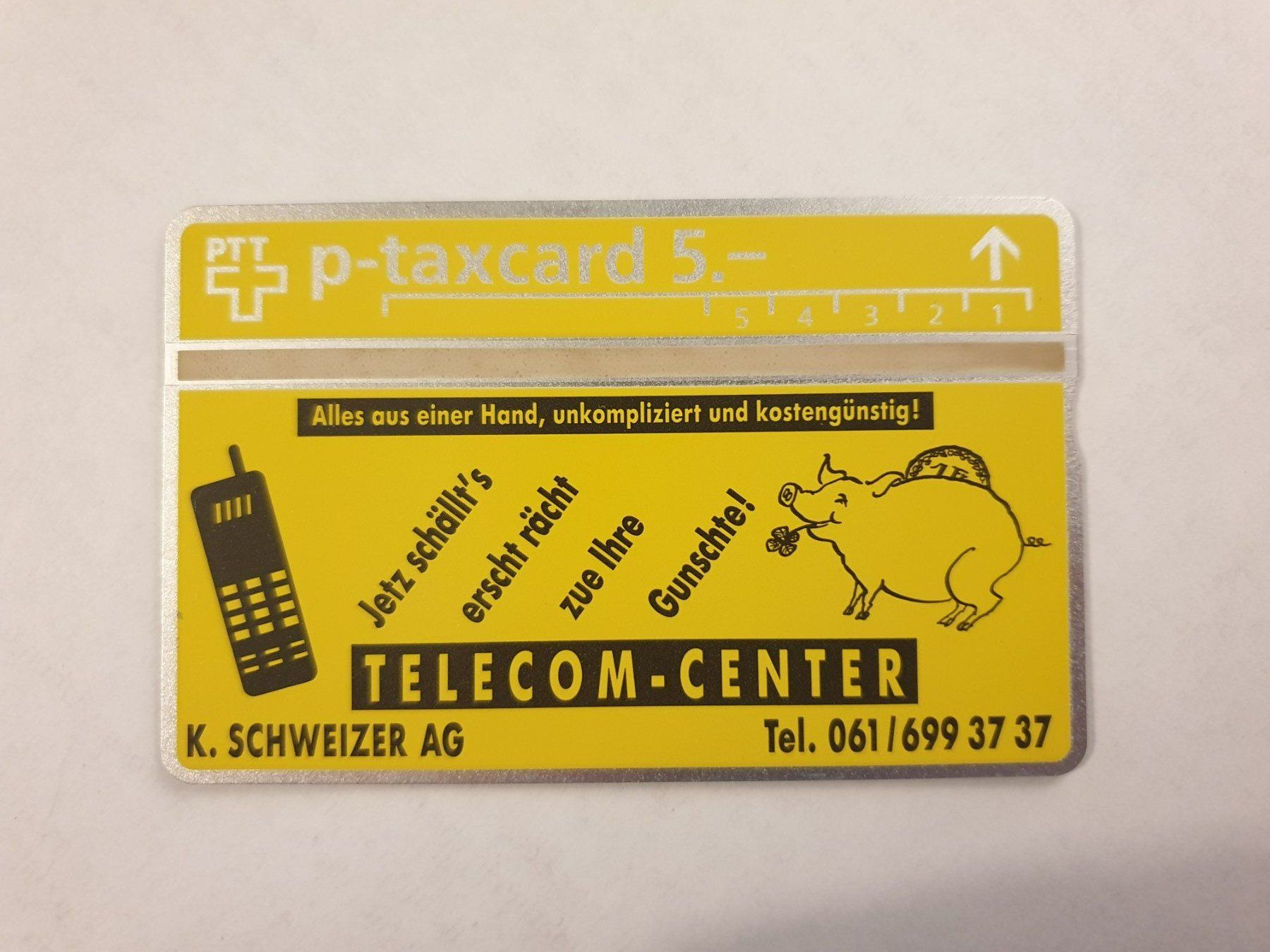 Schede telefoniche: Telecom Center Schweizer AG ungebr – Nuovo (secondo la descrizione) da Rain venduto da chesz