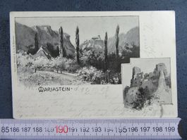 MARIASTEIN 1903 SO AK LANDSKRON VON FLÜH-TAL AUS GESEHEN