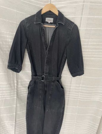 Combinaison en jean ba&sh noir