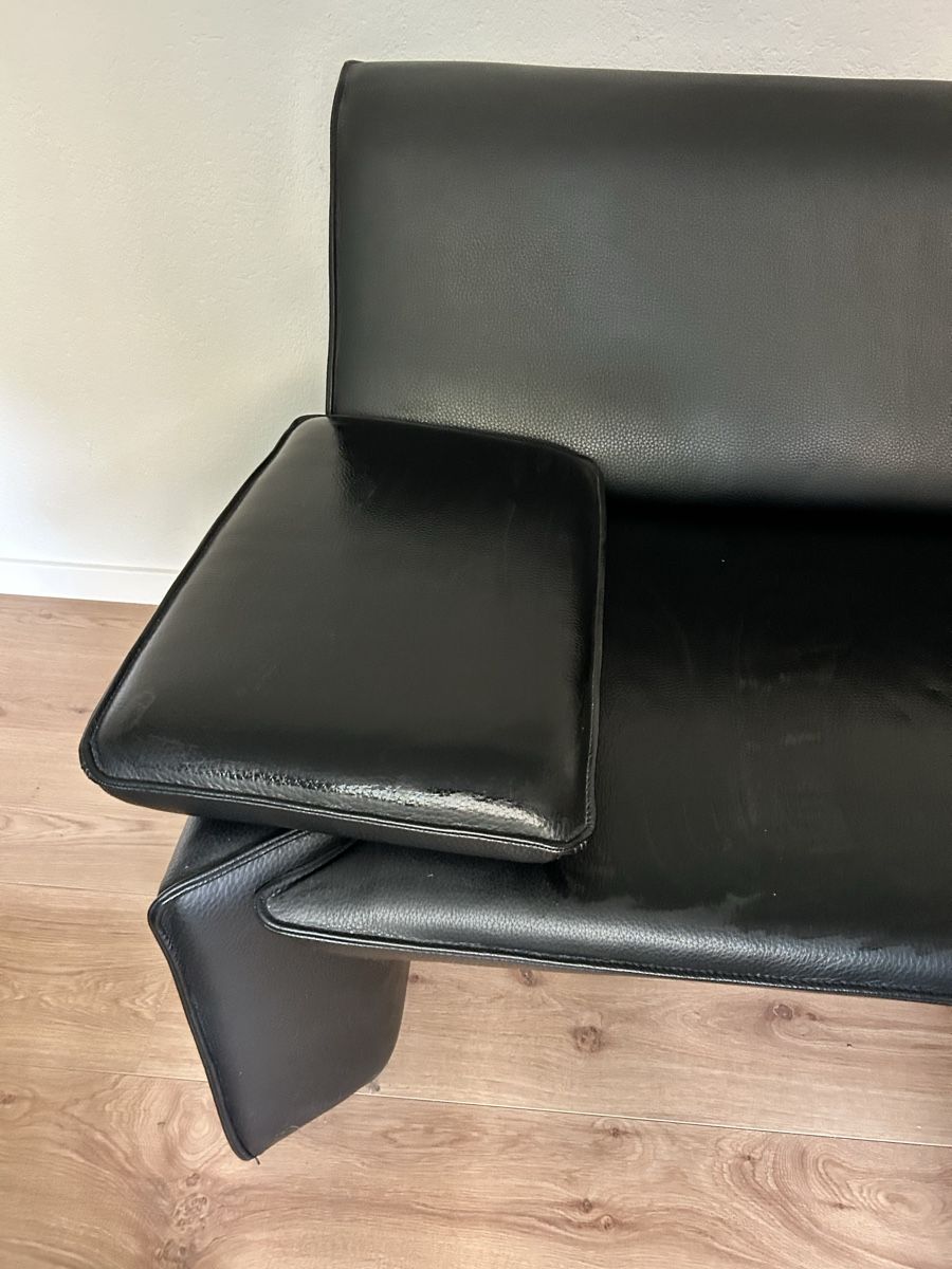 Sofas: Sofa Leder schwarz 2-Sitzer  – Gebraucht aus Frenkendorf von Sabrina3107 2
