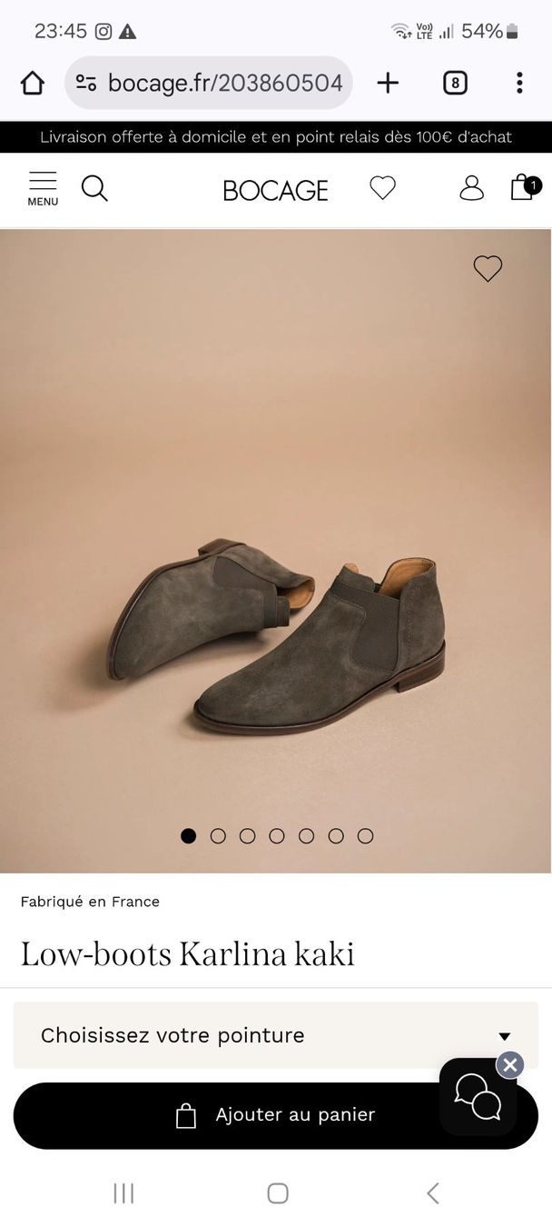 Scarpe da donna: Bottines BOCAGE neuves taille 38 – Usato da Rolle venduto da avo_h2fw