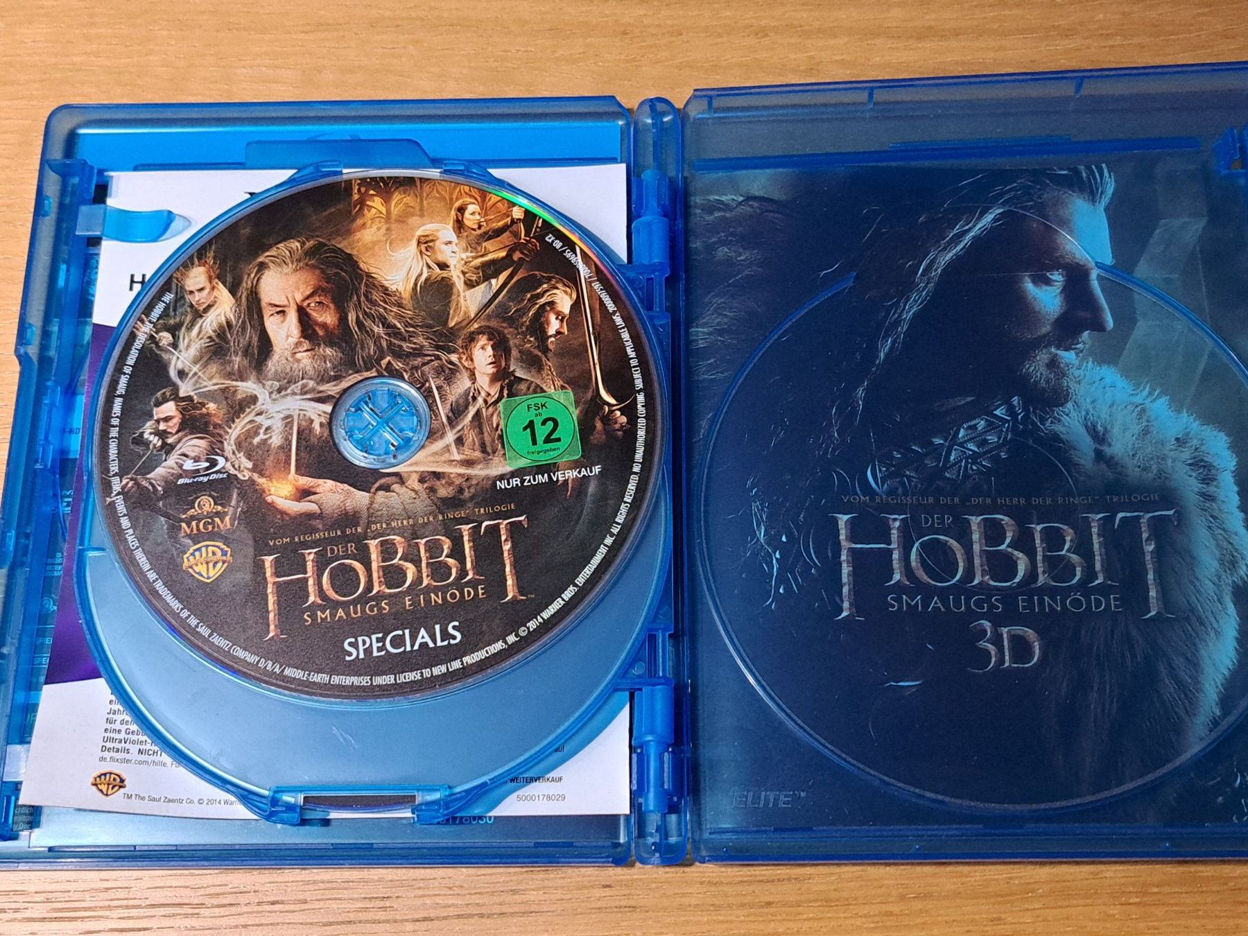 Tutti i DVDs: Blu-ray Der Hobbit 2, Smaugs Einöde. Boxset mit 4 Discs – Nuovo (secondo la descrizione) da Unterseen venduto da Kanica 5