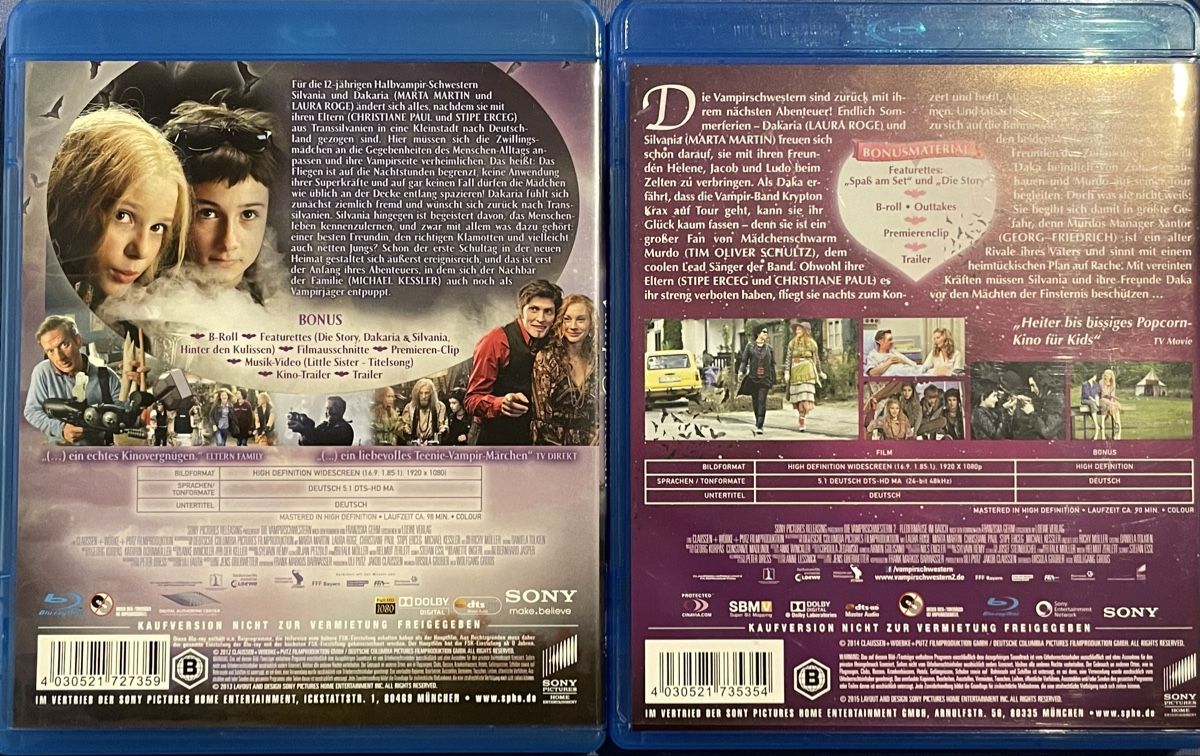 Tutti i DVDs: Die Vampirschwestern 1 + 2 – Nuovo (secondo la descrizione) da Waldenburg venduto da Gonzo8 1