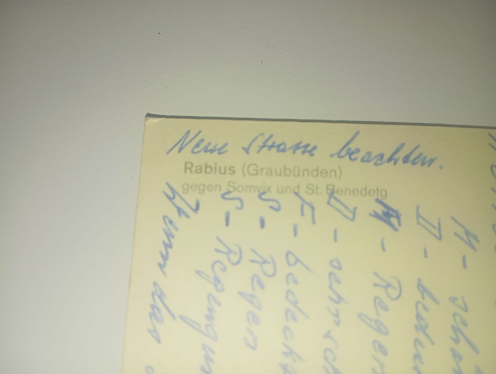 Cartes postales: Ansichtskarte Rabius (Graubünden)  – D'occasion à Belp par Guadalupe84 2